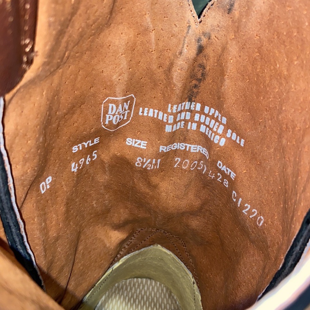 🤩HP🤩 Ladies Dan Post Boots NWT Size 8.5 - Picture 5 of 11